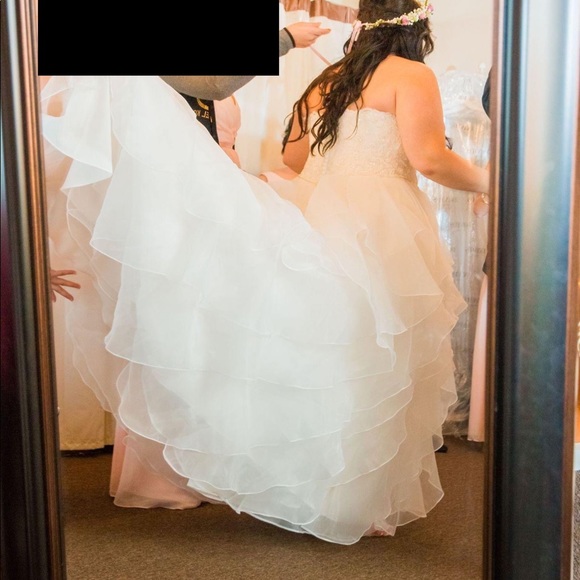 Wedding Dress corset back plus size - Picture 5 of 8